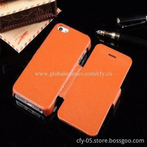 PU leather case for iPhone 5 and 5S
